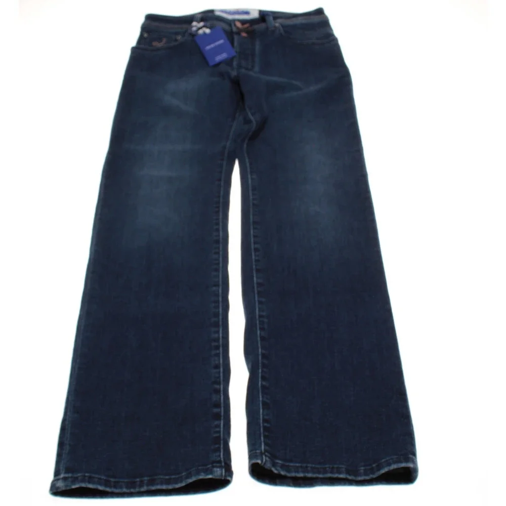 Jacob Cohen NWT Five Pocket Denim Jeans Size 32 US Bard in Blue Cotton Blend